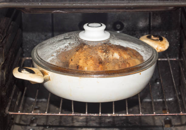Guide showing effective techniques to remove burnt food from pan bottom